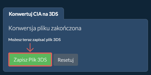Zapisz plik 3DS