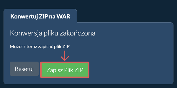 Konwertuj na WAR