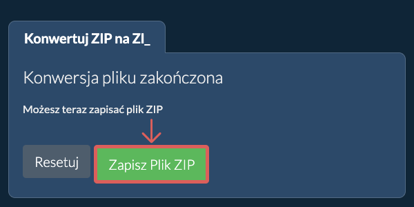 Konwertuj na ZI_