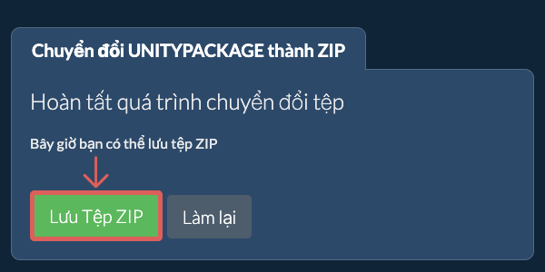 Lưu tệp ZIP