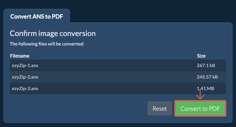 Convert to PDF