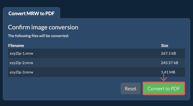 Convert to PDF