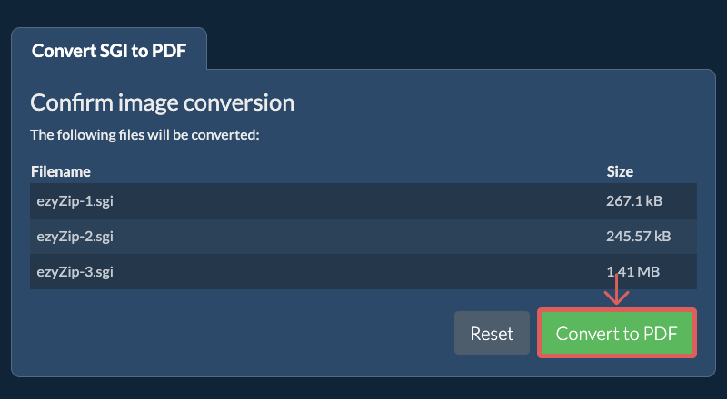Convert to PDF