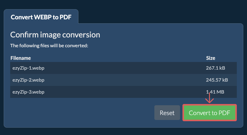 Convert to PDF