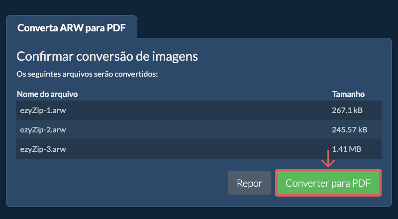 Converter para PDF
