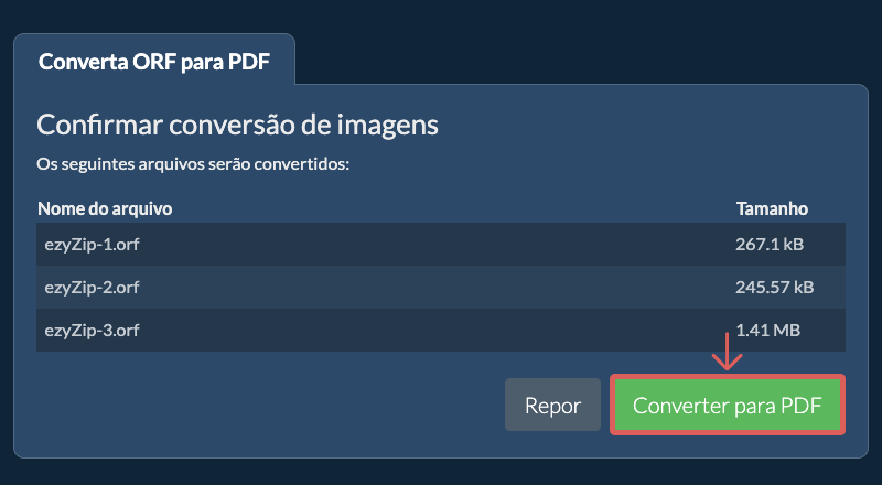 Converter para PDF