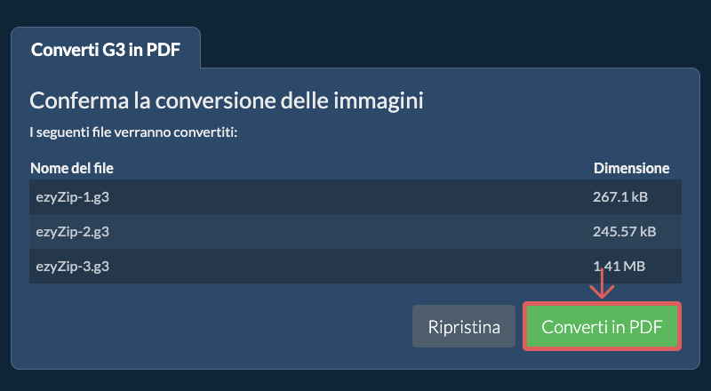 Converti in PDF