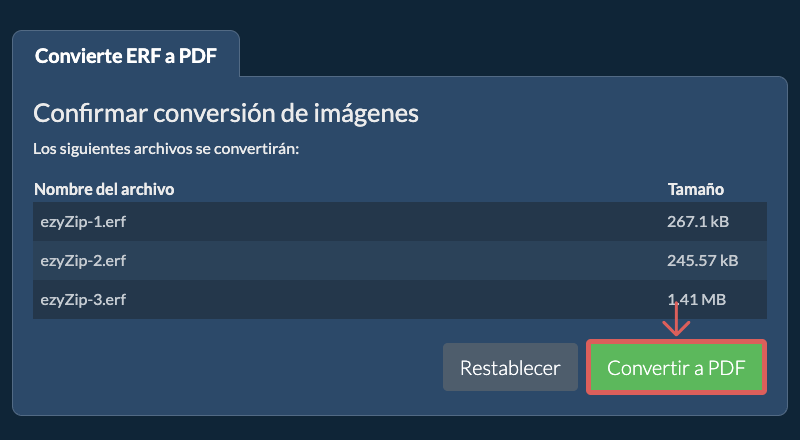 Convertir a PDF