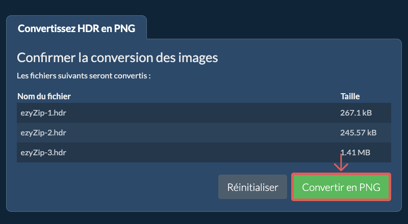 Convertir en PNG