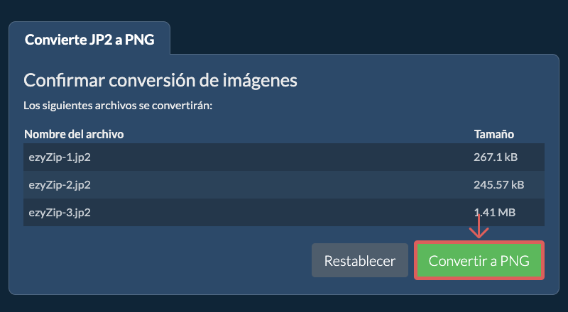 Convertir a PNG