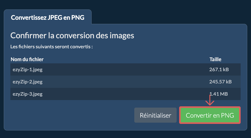 Convertir en PNG