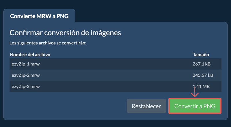 Convertir a PNG