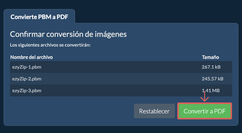 Convertir a PDF