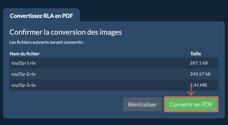 Convertir en PDF