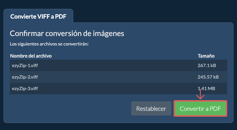 Convertir a PDF