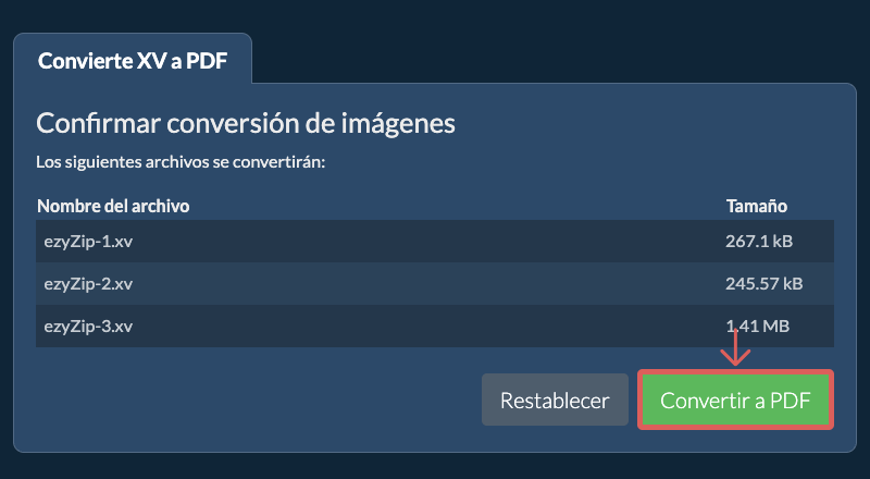 Convertir a PDF