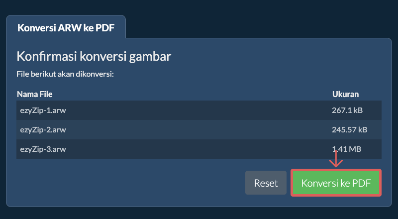 Konversi ke PDF