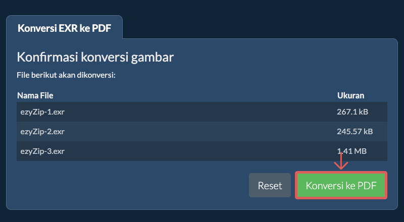 Konversi ke PDF