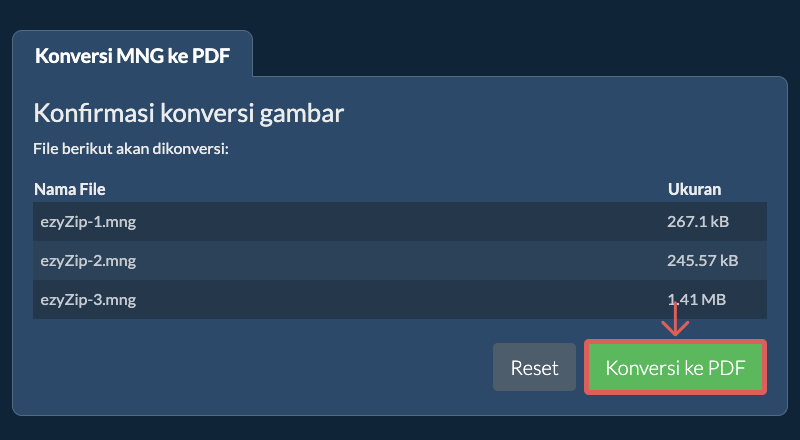 Konversi ke PDF