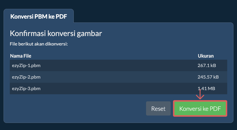 Konversi ke PDF