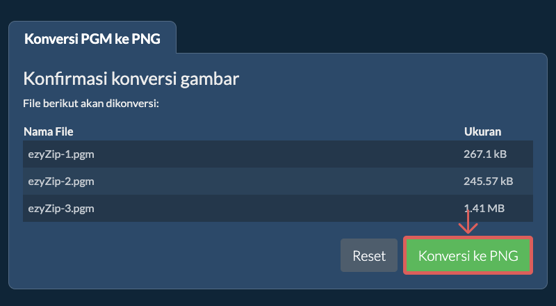 Konversi ke PNG