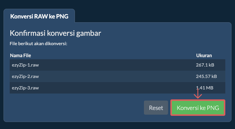 Konversi ke PNG
