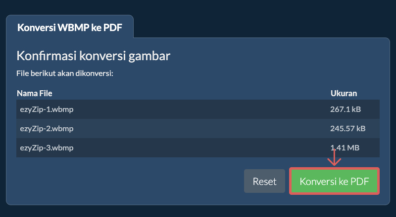 Konversi ke PDF