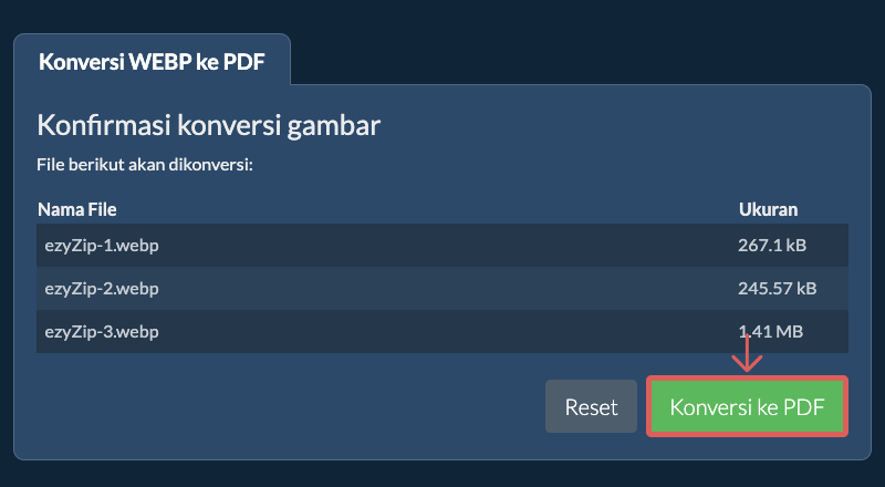 Konversi ke PDF