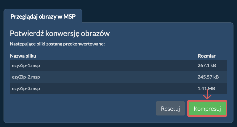 Konwertuj na PNG