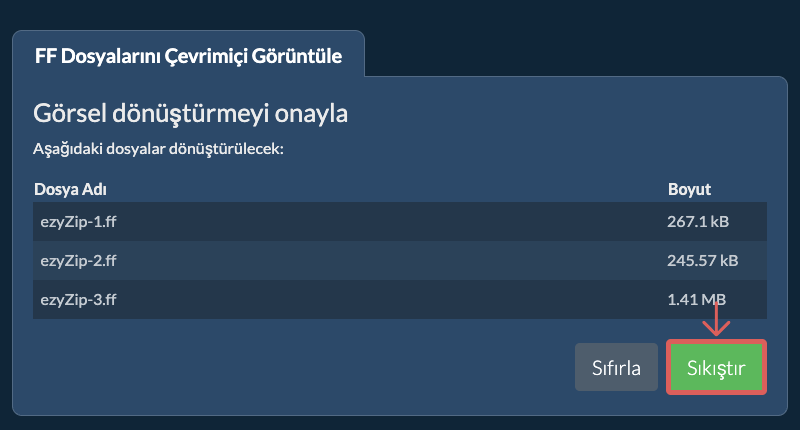 PNG Formatına Dönüştür