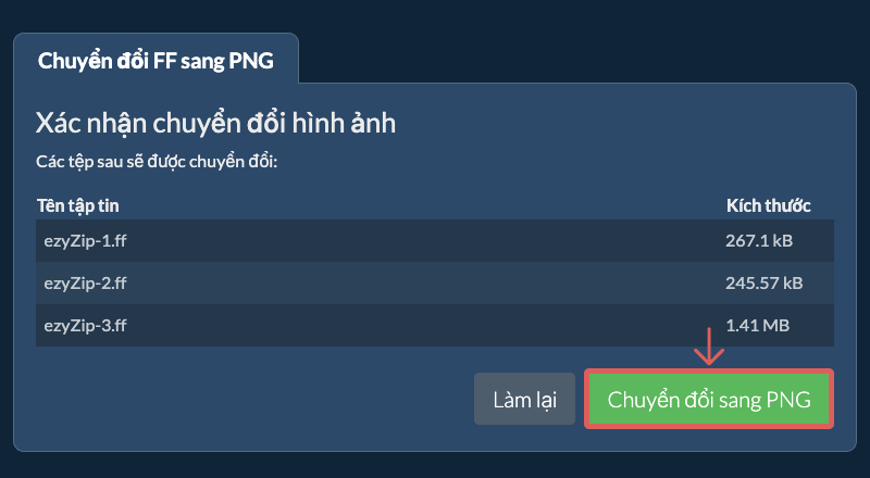 Chuyển đổi sang PNG