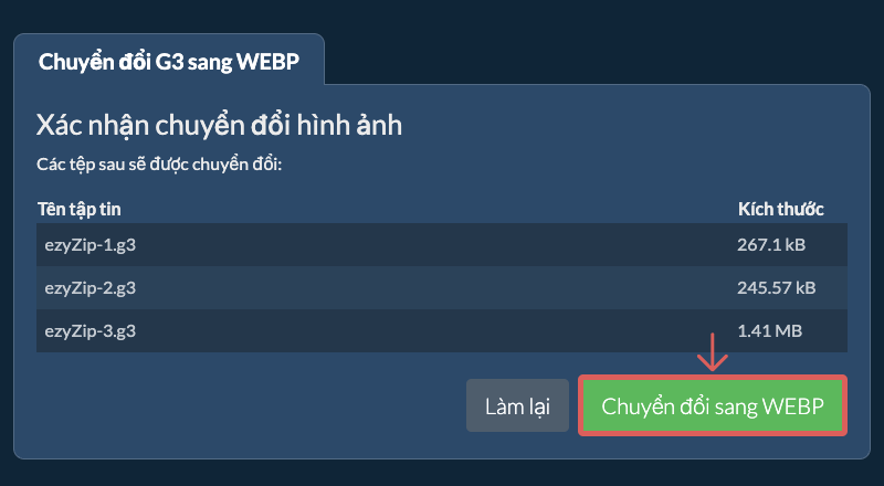 Chuyển đổi sang WEBP