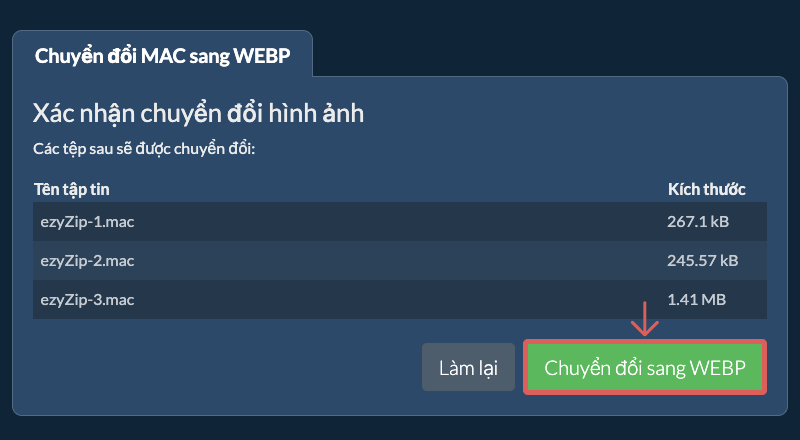 Chuyển đổi sang WEBP