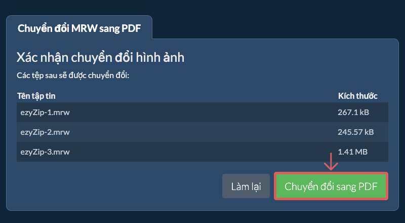 Chuyển đổi sang PDF