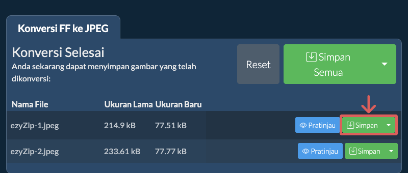 Simpan
