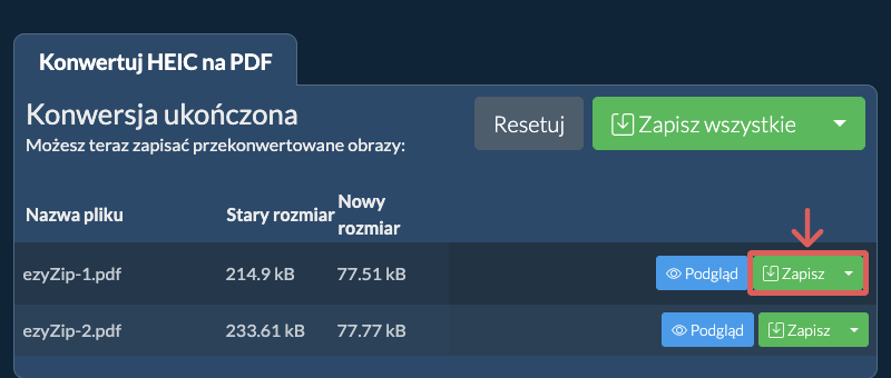 Zapisz