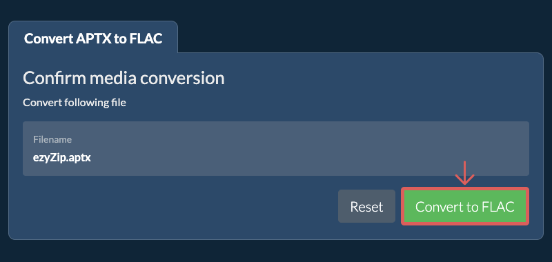 Convert to FLAC