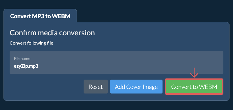 Convert to WEBM Convert to WEBM