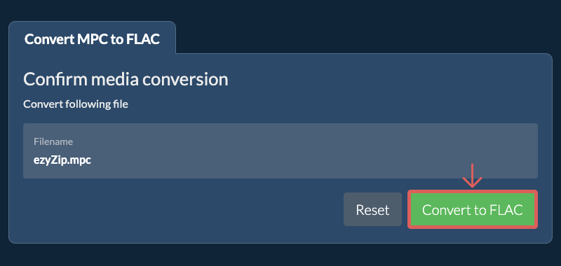 Convert to FLAC