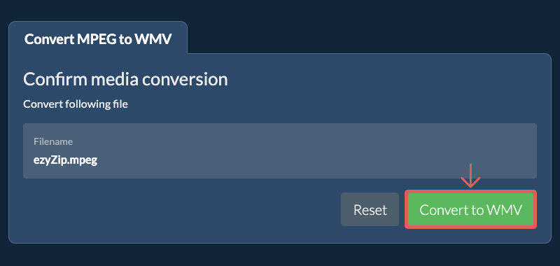 Convert to WMV