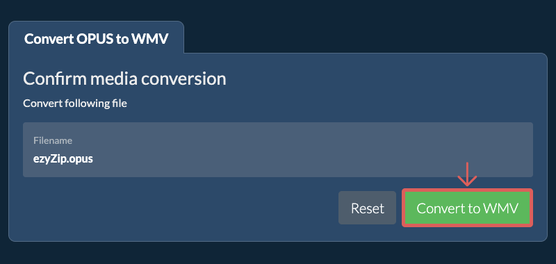 Convert to WMV