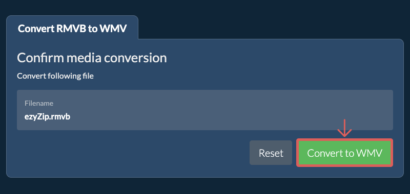 Convert to WMV