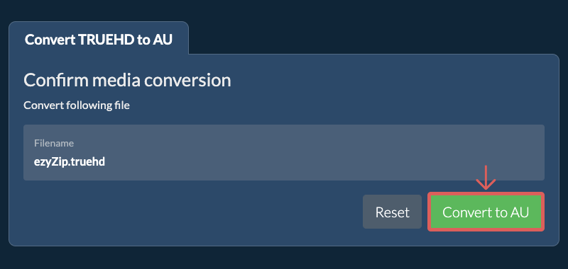 Convert to AU