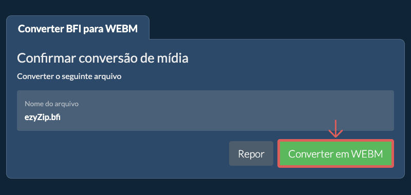 Converter em WEBM Converter em WEBM
