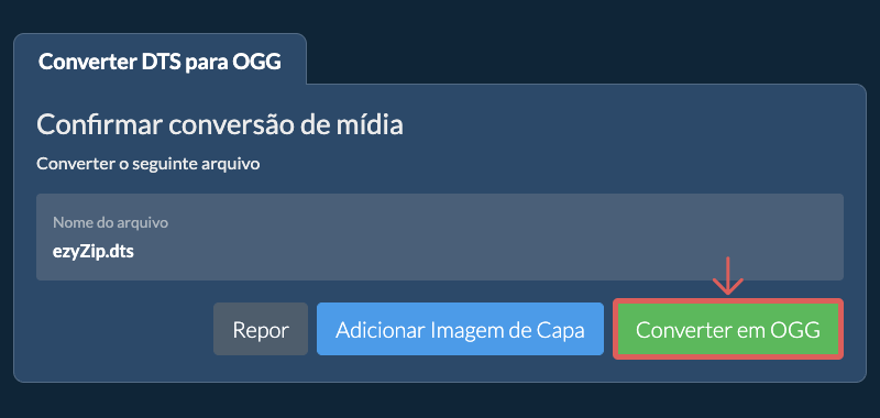 Converter em OGG
