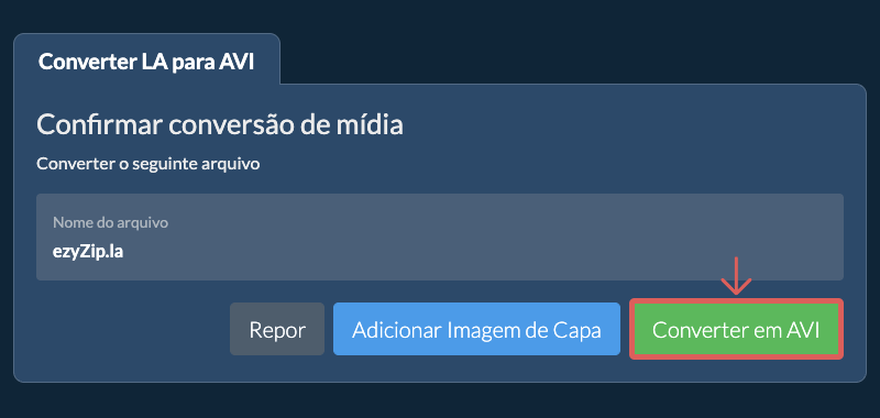 Converter em AVI Converter em AVI