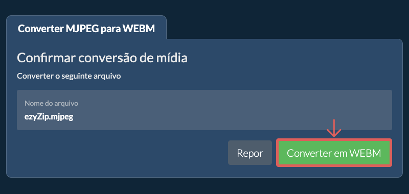 Converter em WEBM Converter em WEBM