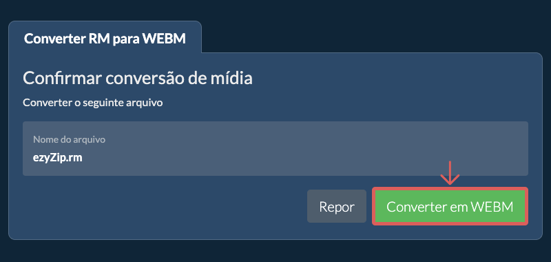 Converter em WEBM Converter em WEBM