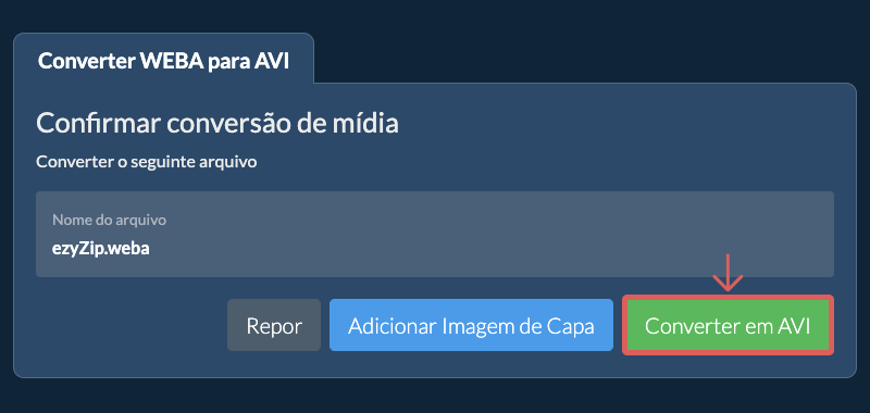 Converter em AVI