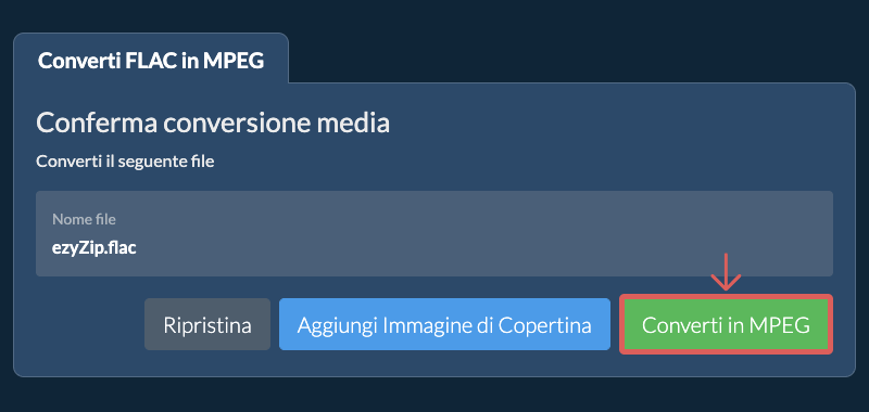 Converti in MPEG